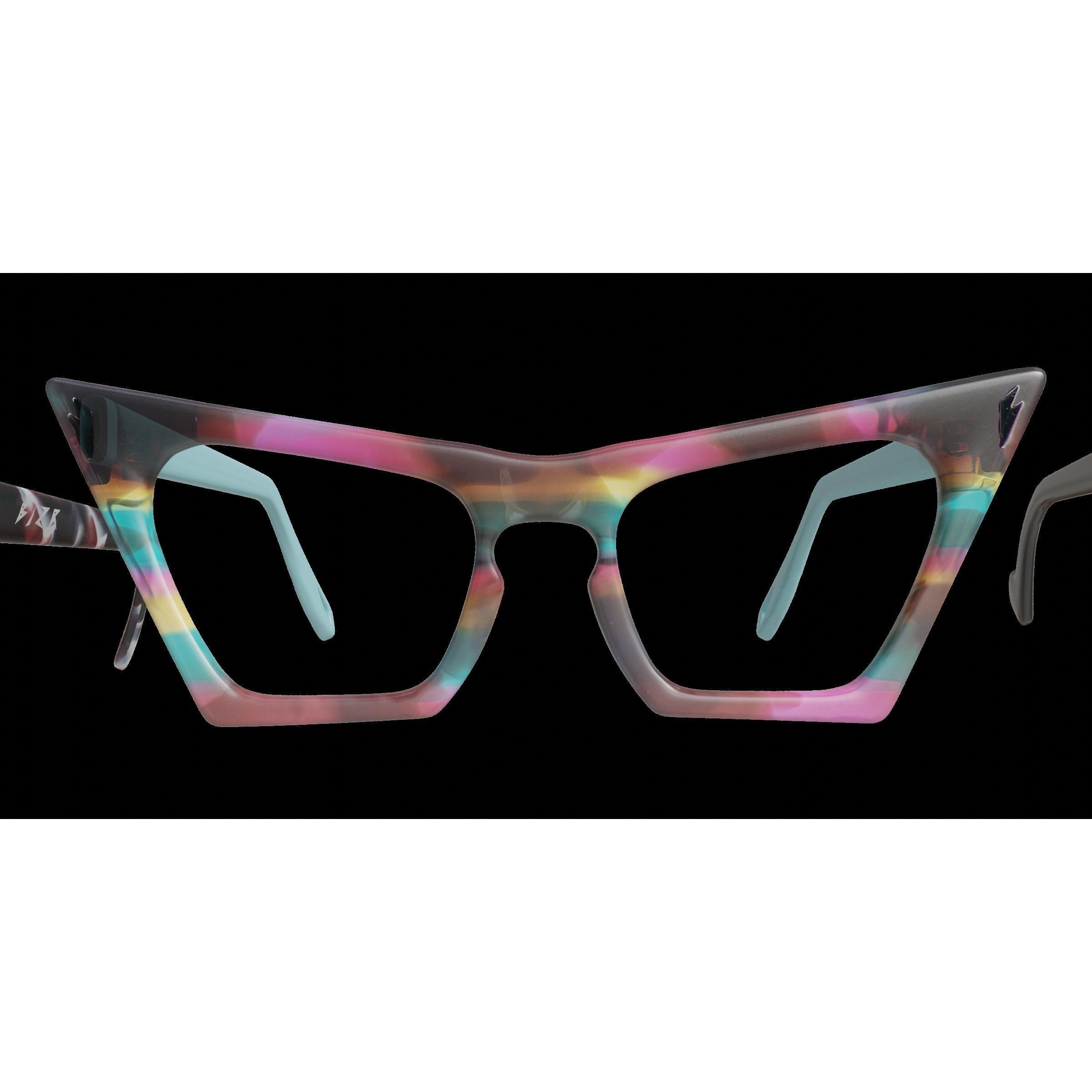 Set Of Colorful Glasses - Low-Poly Game-Ready 3D Model - View 7
