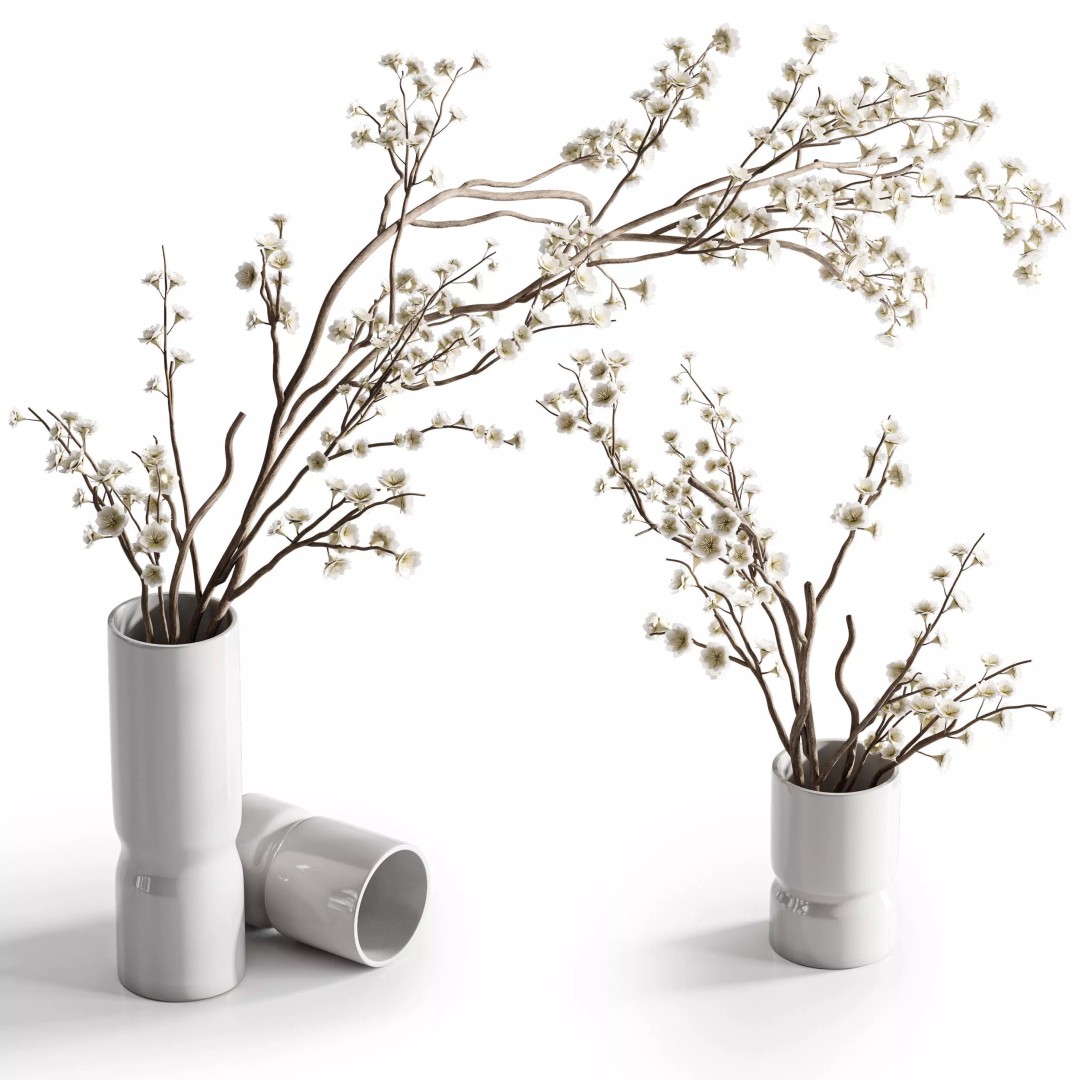 Bouquet 3D Model – High Poly Floral Asset, FBX and OBJ Formats - View 2