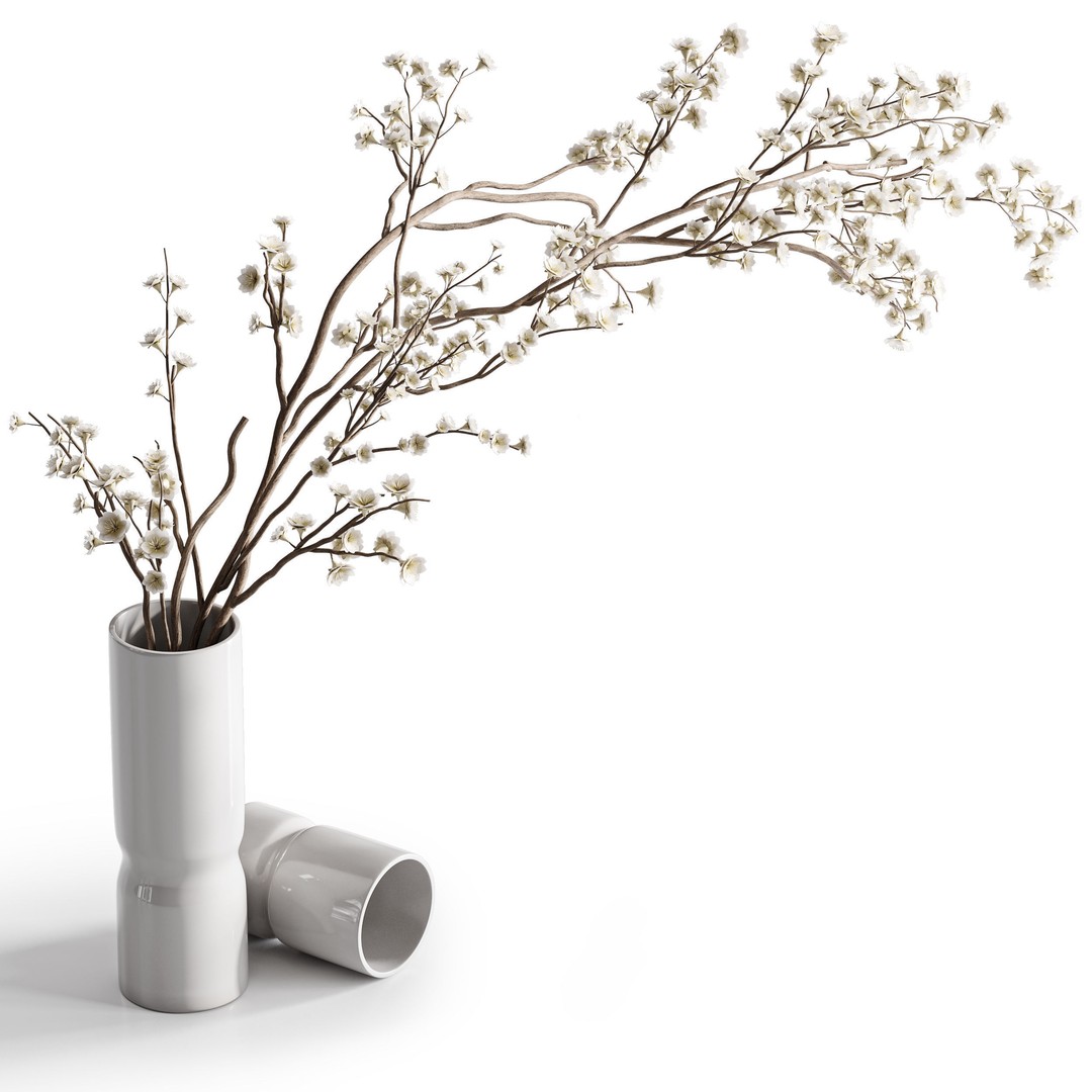 Bouquet 3D Model – High Poly Floral Asset, FBX and OBJ Formats - View 3