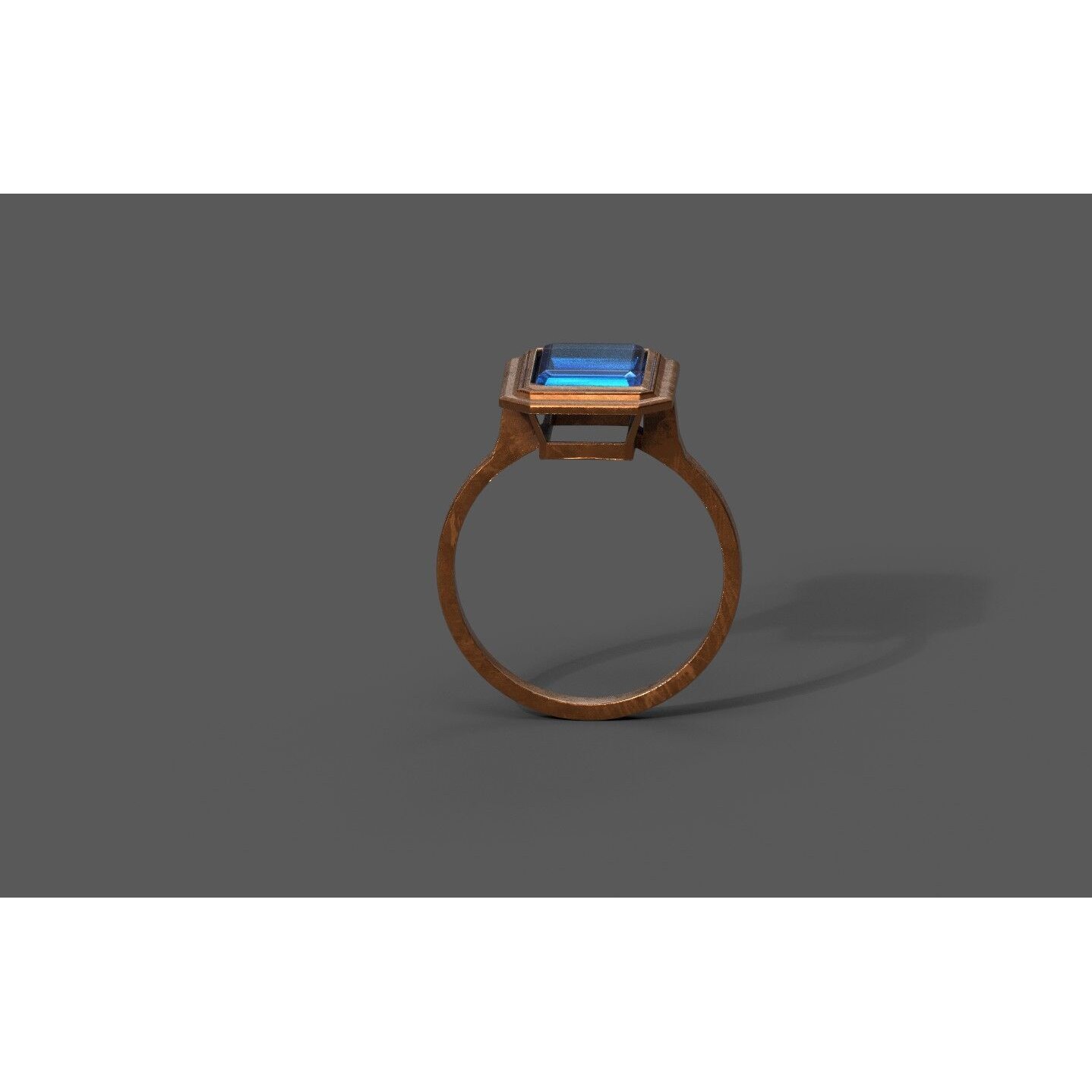 Generic Ring - Low-Poly Game-Ready 3D Model - View 3