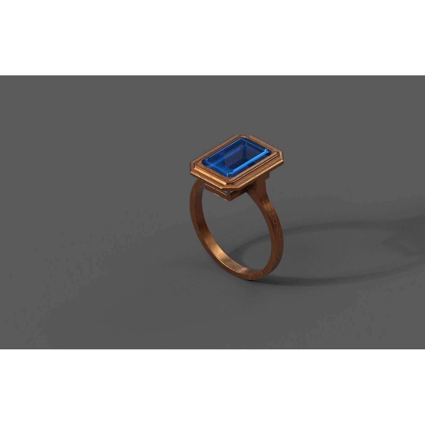 Generic Ring - Low-Poly Game-Ready 3D Model - View 4