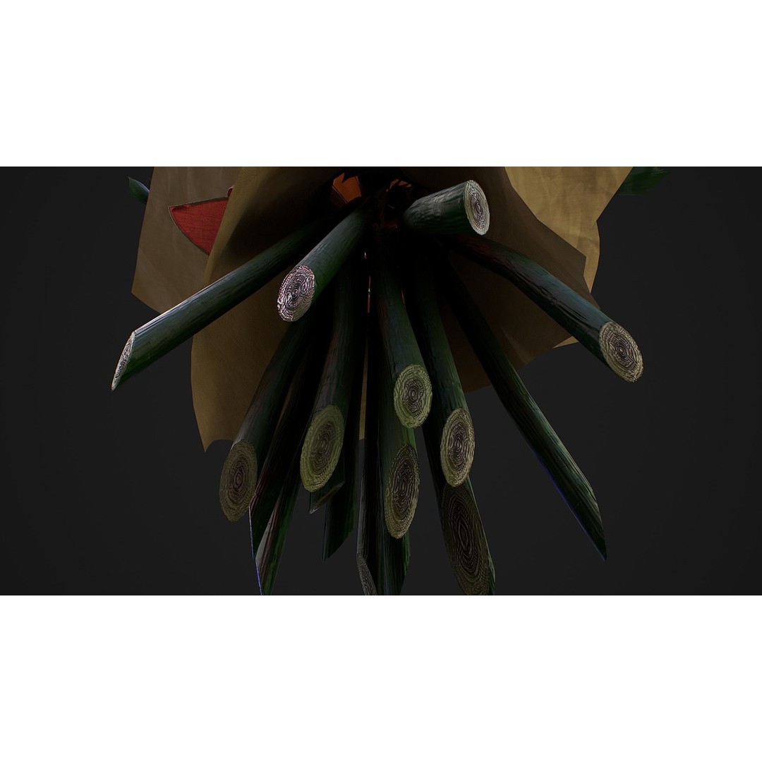 Bouquet 3D Model – High Definition PBR Floral Asset, FBX & OBJ - View 11