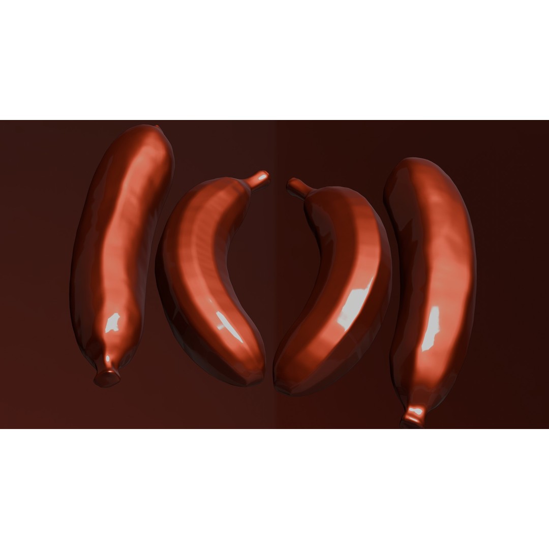 Ripe Banana 3D Model – Realistic Tropical Fruit, PBR Textures, FBX - View 33