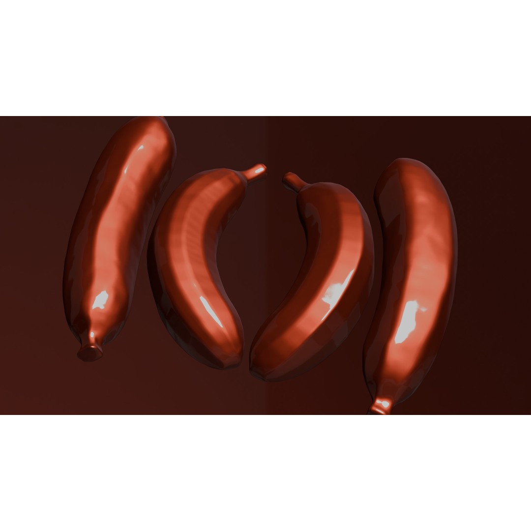 Ripe Banana 3D Model – Realistic Tropical Fruit, PBR Textures, FBX - View 34
