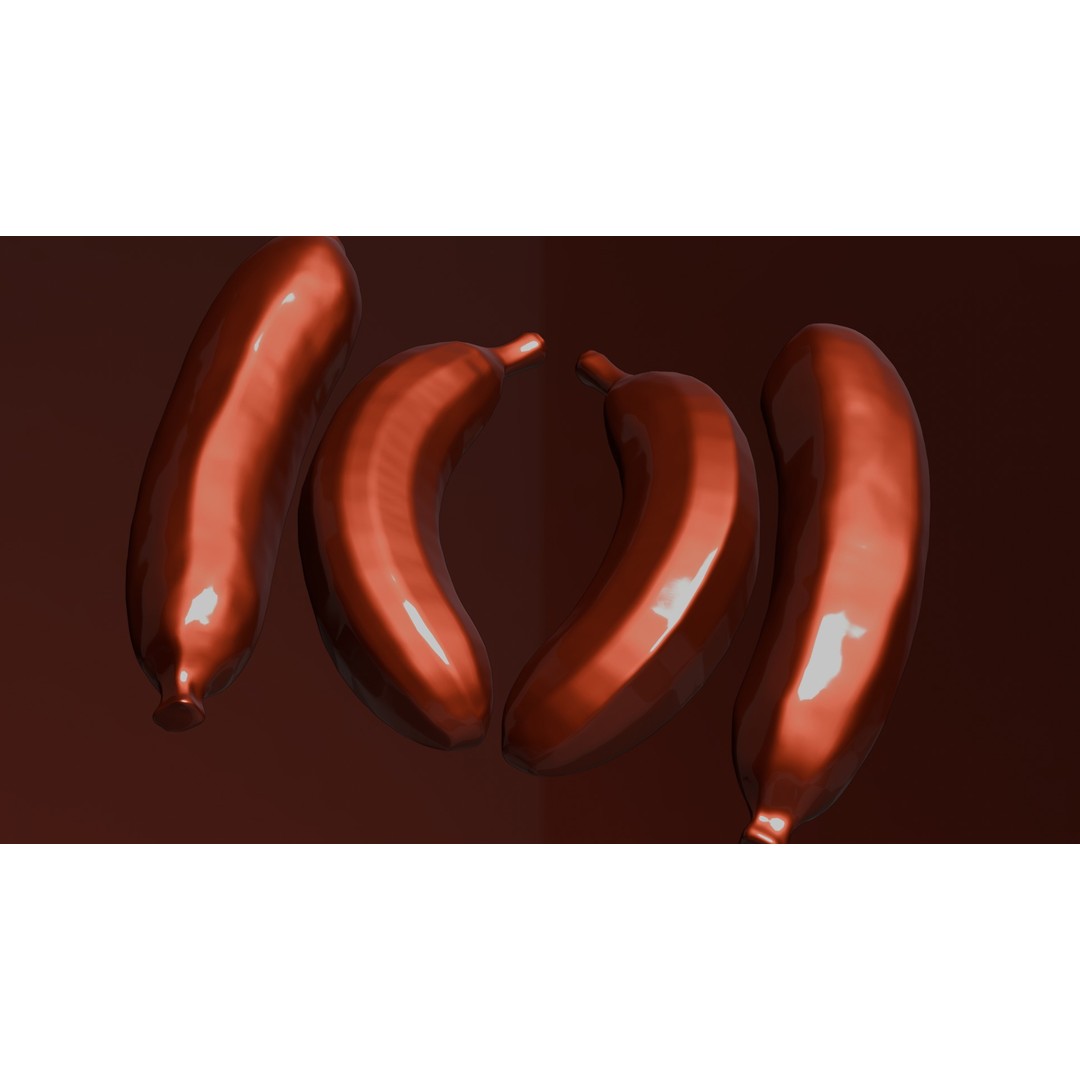 Ripe Banana 3D Model – Realistic Tropical Fruit, PBR Textures, FBX - View 35