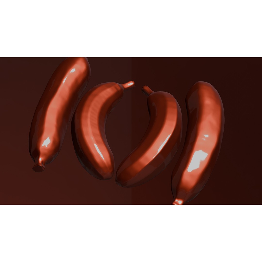 Ripe Banana 3D Model – Realistic Tropical Fruit, PBR Textures, FBX - View 36