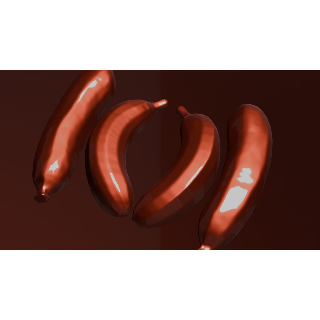 Ripe Banana 3D Model – Realistic Tropical Fruit, PBR Textures, FBX - View 37