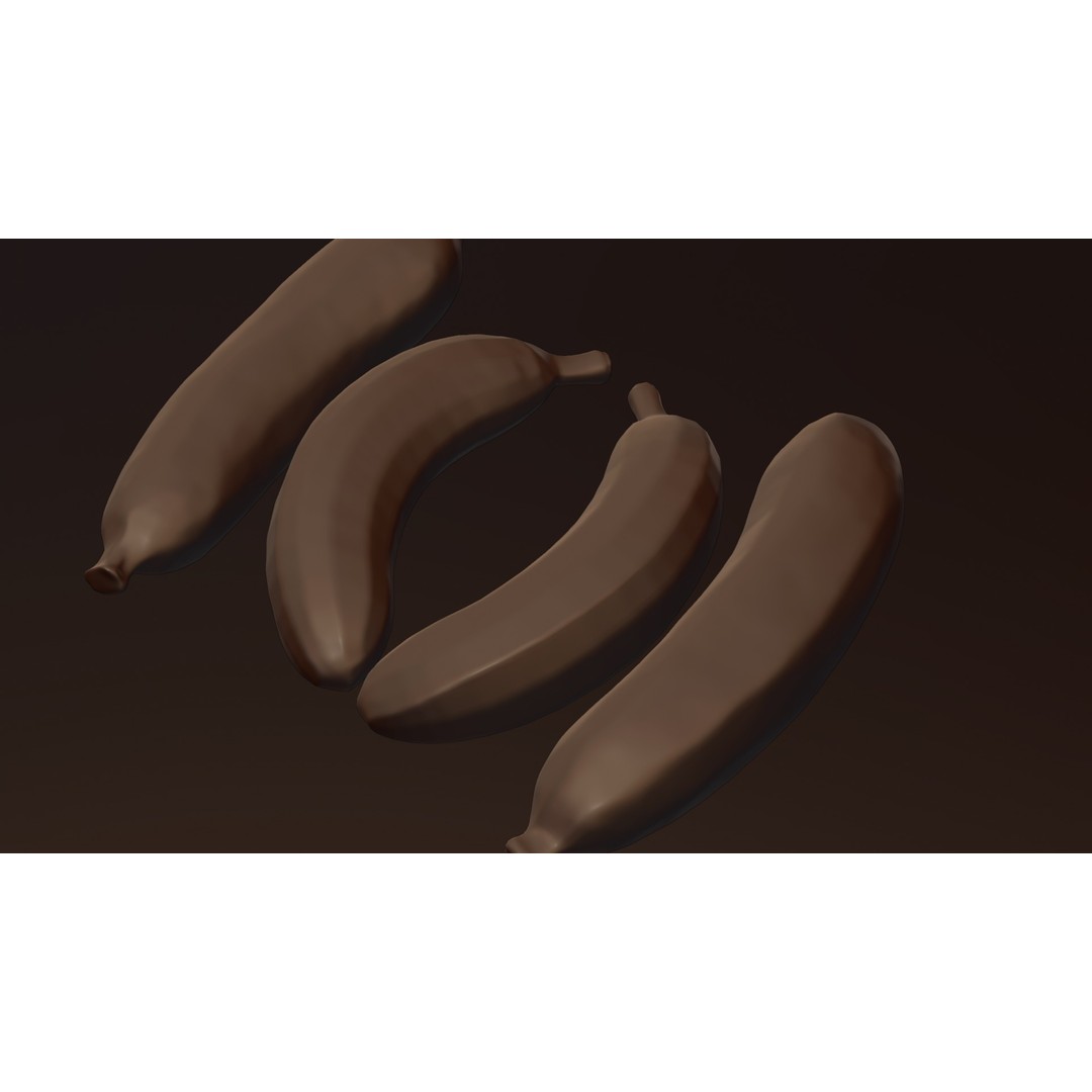 Ripe Banana 3D Model – Realistic Tropical Fruit, PBR Textures, FBX - View 43