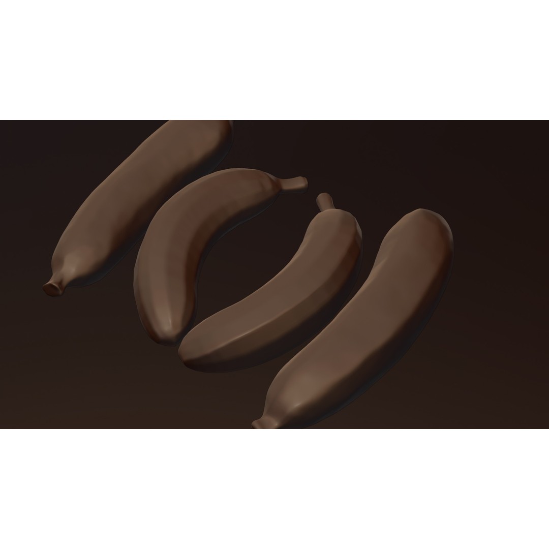 Ripe Banana 3D Model – Realistic Tropical Fruit, PBR Textures, FBX - View 44