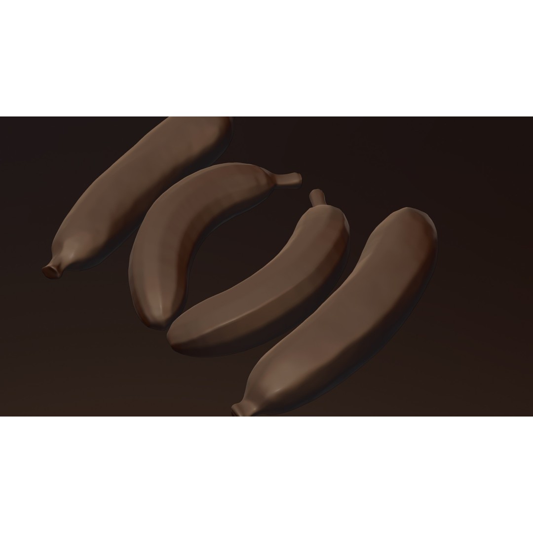 Ripe Banana 3D Model – Realistic Tropical Fruit, PBR Textures, FBX - View 45