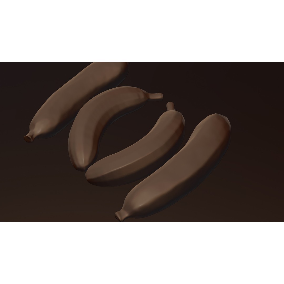 Ripe Banana 3D Model – Realistic Tropical Fruit, PBR Textures, FBX - View 47