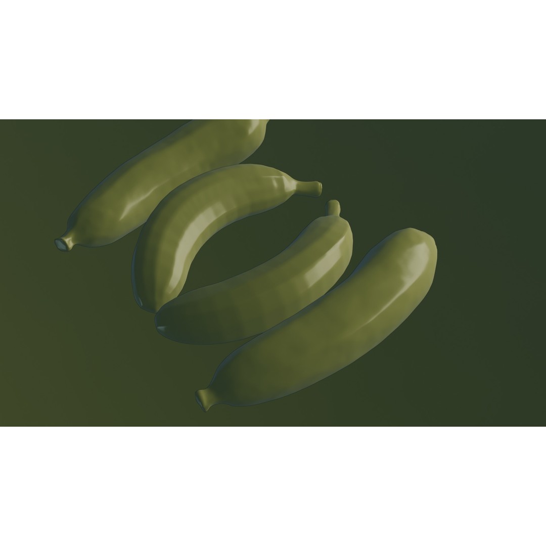 Ripe Banana 3D Model – Realistic Tropical Fruit, PBR Textures, FBX - View 51