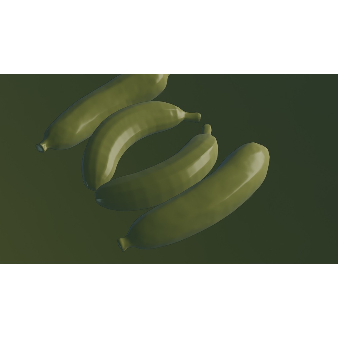 Ripe Banana 3D Model – Realistic Tropical Fruit, PBR Textures, FBX - View 52