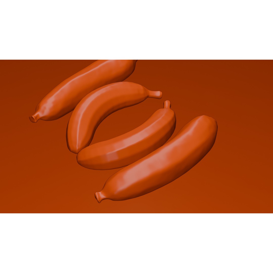 Ripe Banana 3D Model – Realistic Tropical Fruit, PBR Textures, FBX - View 53