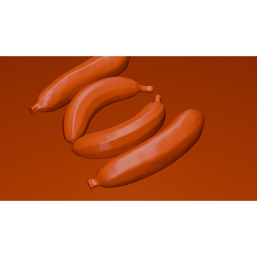 Ripe Banana 3D Model – Realistic Tropical Fruit, PBR Textures, FBX - View 54