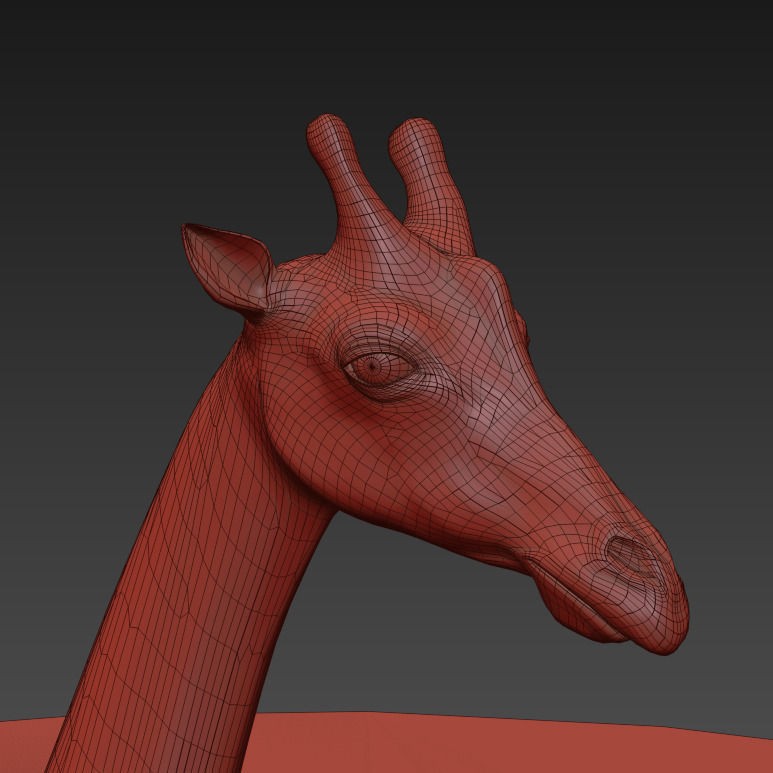 Photoreal Giraffe 3D Model – Rigged Animation with Textures, FBX & OBJ - View 32