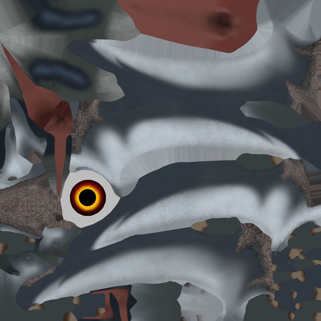 Thalassodromeus 3D Model – Low Poly Dinosaur Asset, FBX - View 12