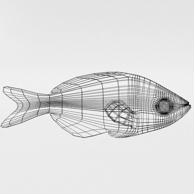Crystal Catfish 3D Model – Low Poly Game Asset, FBX, PBR Textures