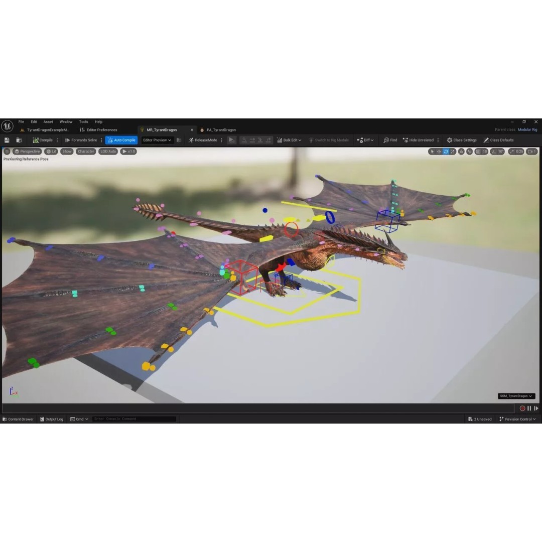 Dragon 3D Model – Animated Low-Poly Rigged Creature, FBX