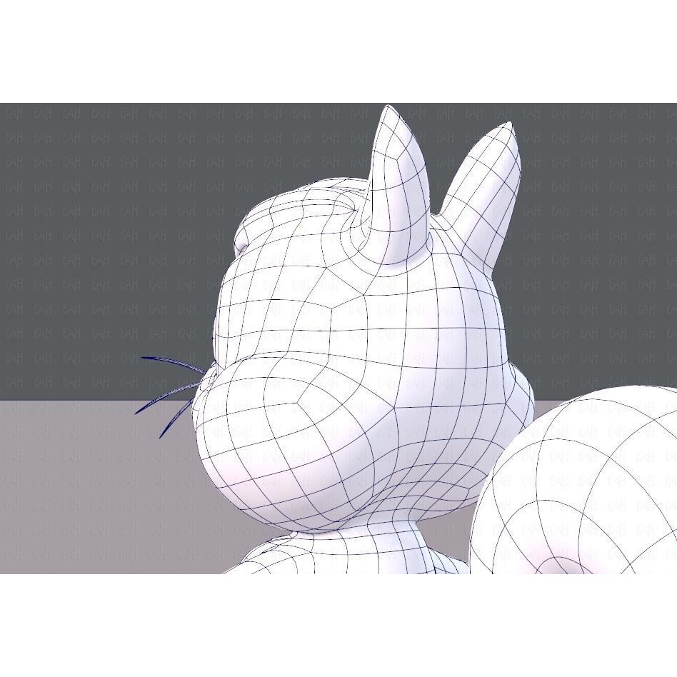 Squirrel 3D Model – Low Poly Cartoon Animal for Animation - View 32