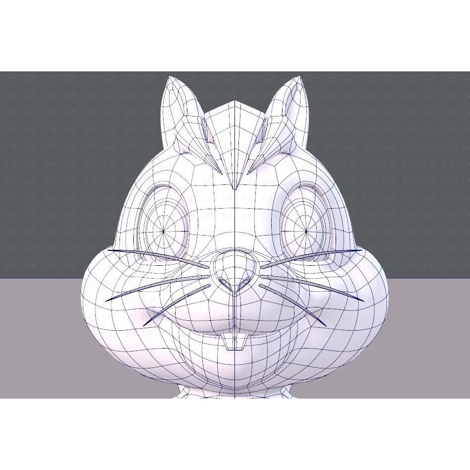 Squirrel 3D Model – Low Poly Cartoon Animal for Animation - View 44