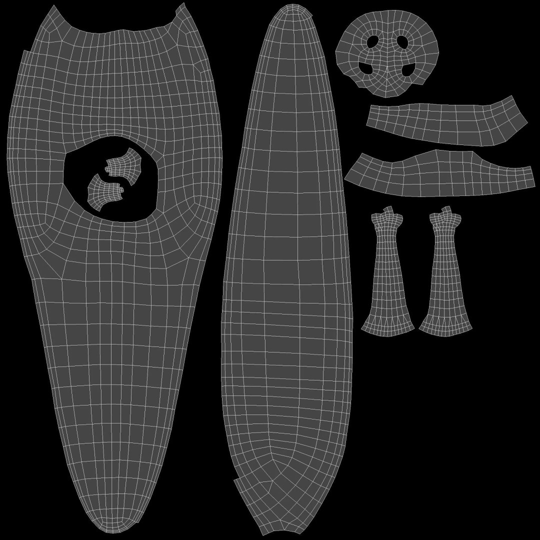 Rhinocochlis nasuta 3D Model – Low Poly Game Asset, FBX, PBR Textures - View 11