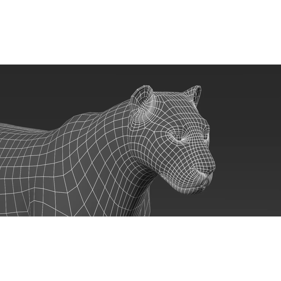 Tiger FUR Rigged 3D Model – High Detail Animal Asset, FBX, OBJ - View 18