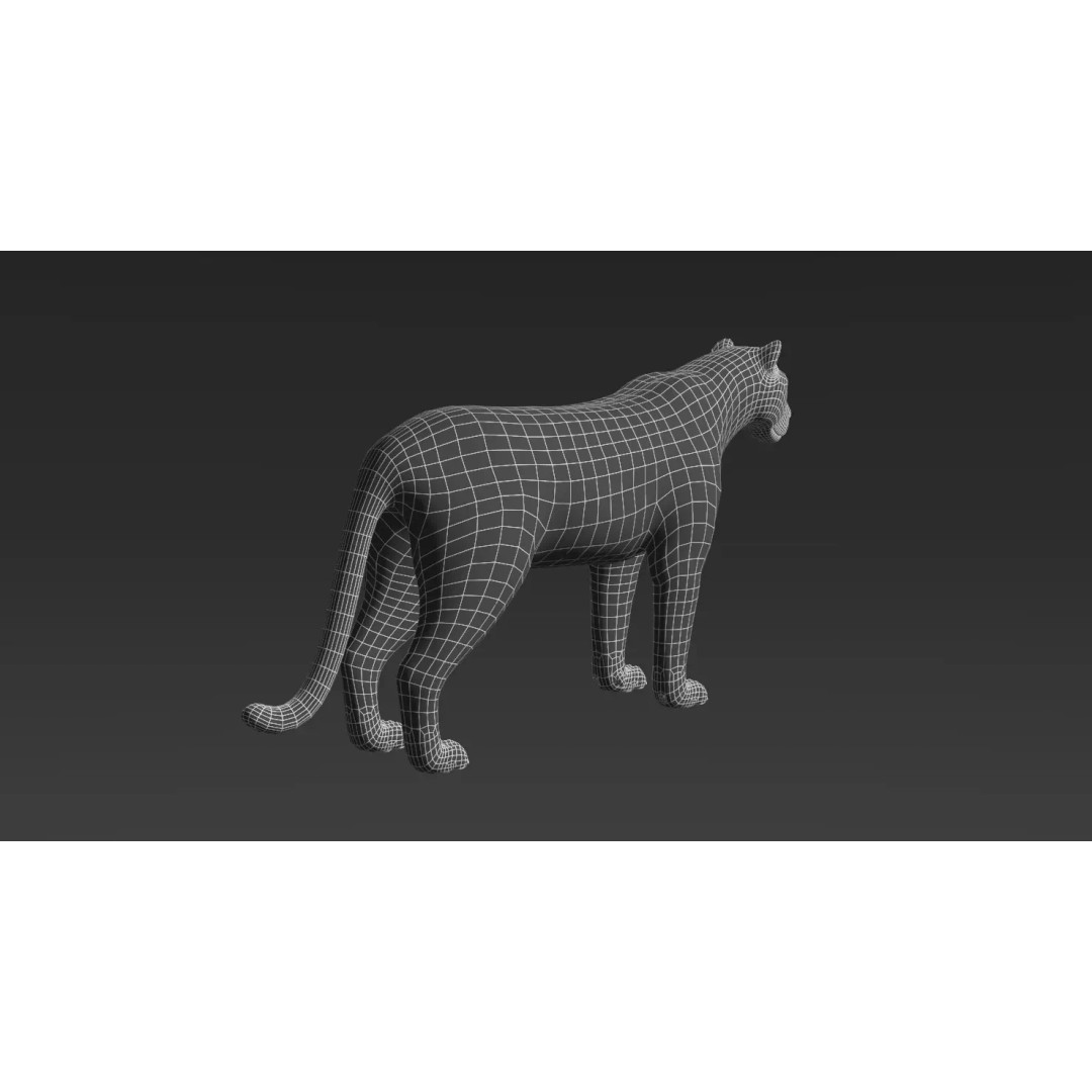 Tiger FUR Rigged 3D Model – High Detail Animal Asset, FBX, OBJ - View 19