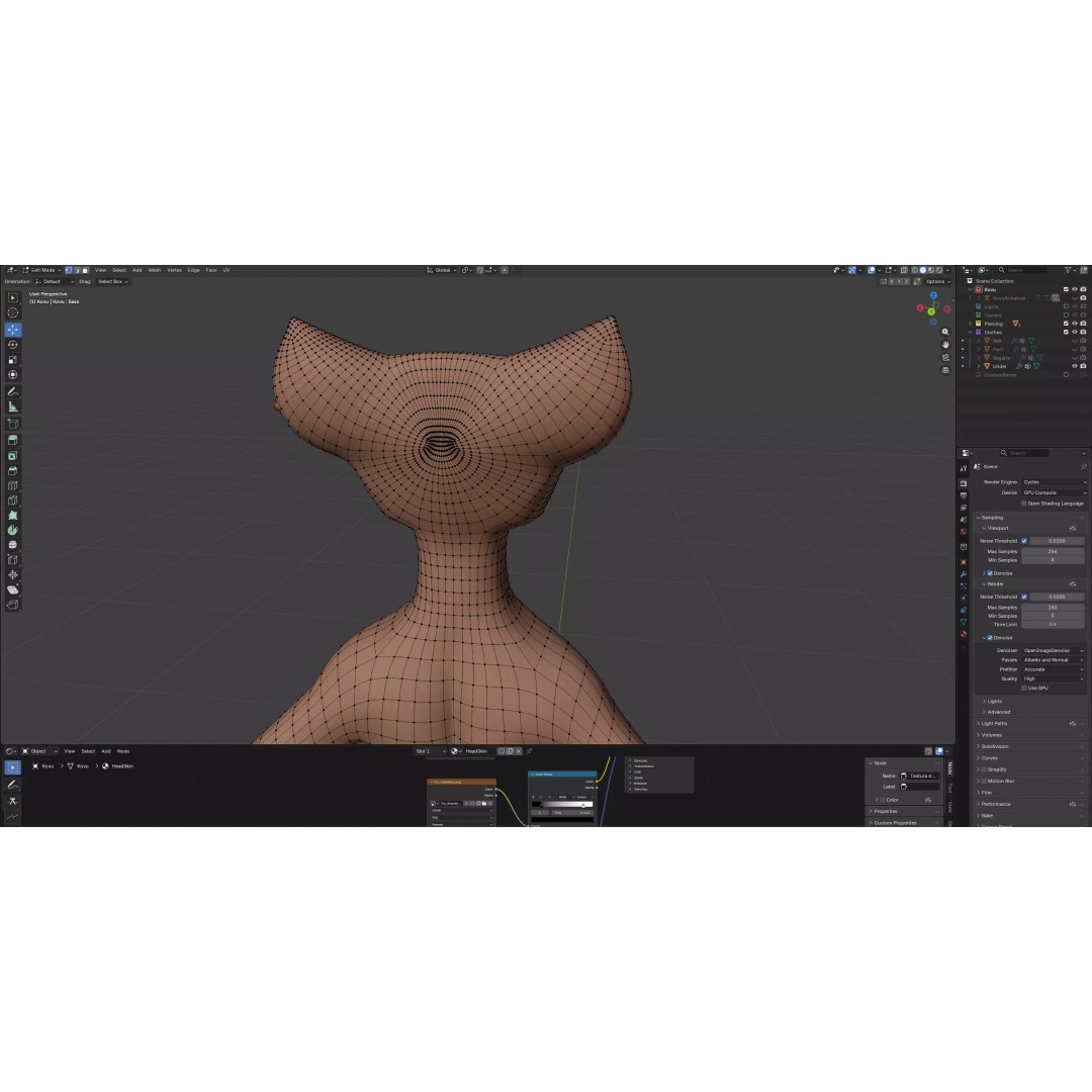 Kovu Anthro Wolf 3D Model – Low Poly Rigged Character, Blender & More - View 32