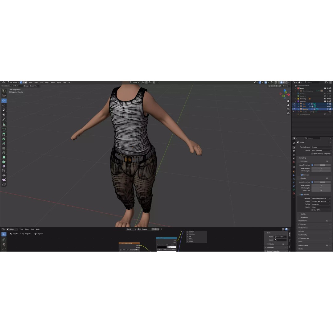 Kovu Anthro Wolf 3D Model – Low Poly Rigged Character, Blender & More - View 38