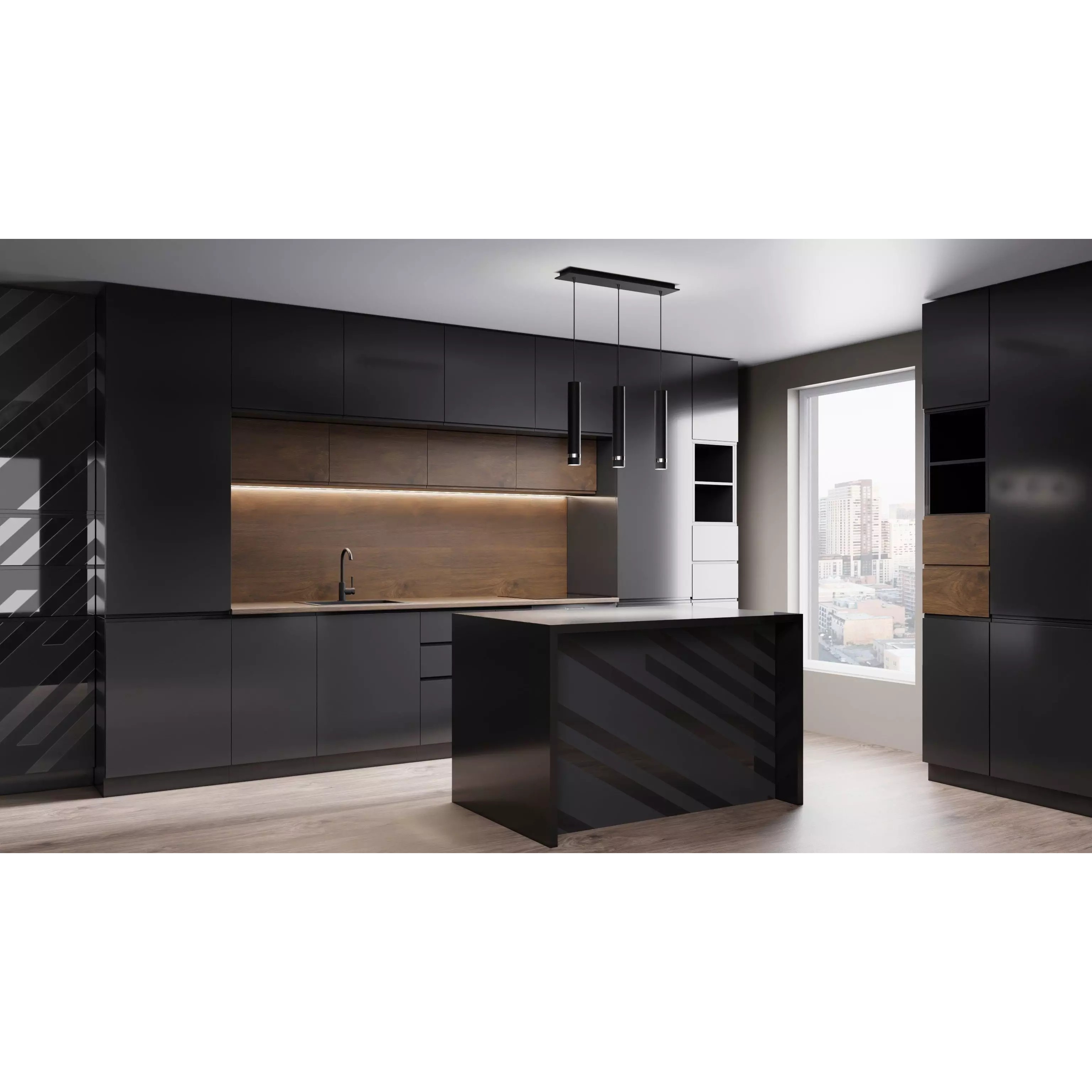 Luxury Kitchen Assets SET 1 - Low-Poly 3D Model - View 2