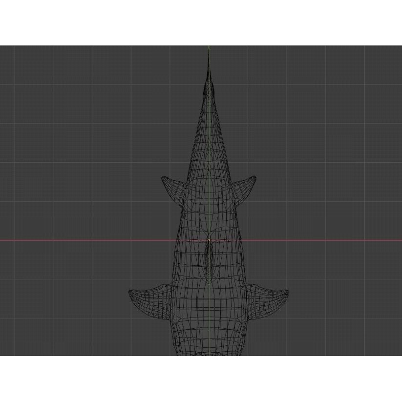 Great White Shark 3D Model – Low Poly Animated Rigged Asset, FBX - View 18