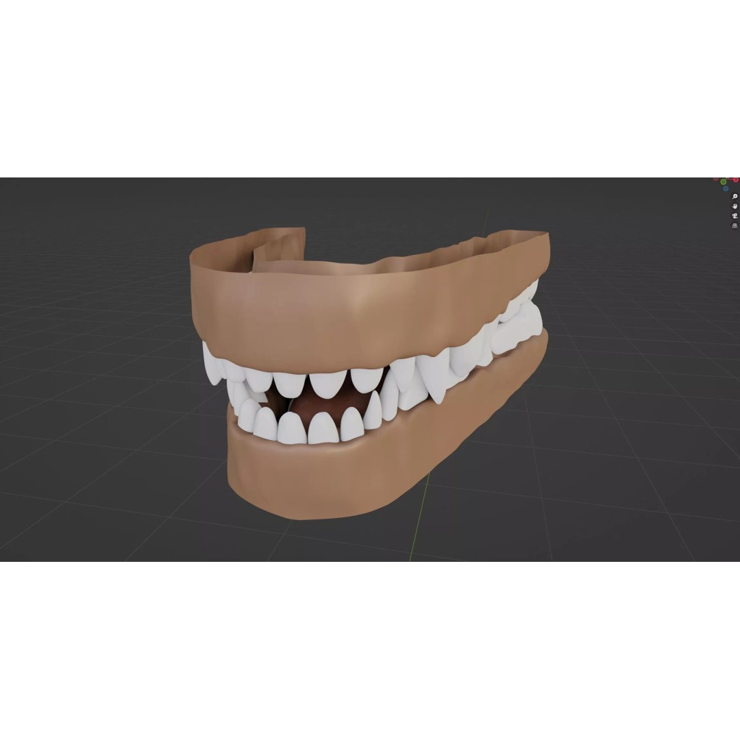 Maggie Anthro Dingo 3D Model – Low Poly Rigged Character, Blender - View 36