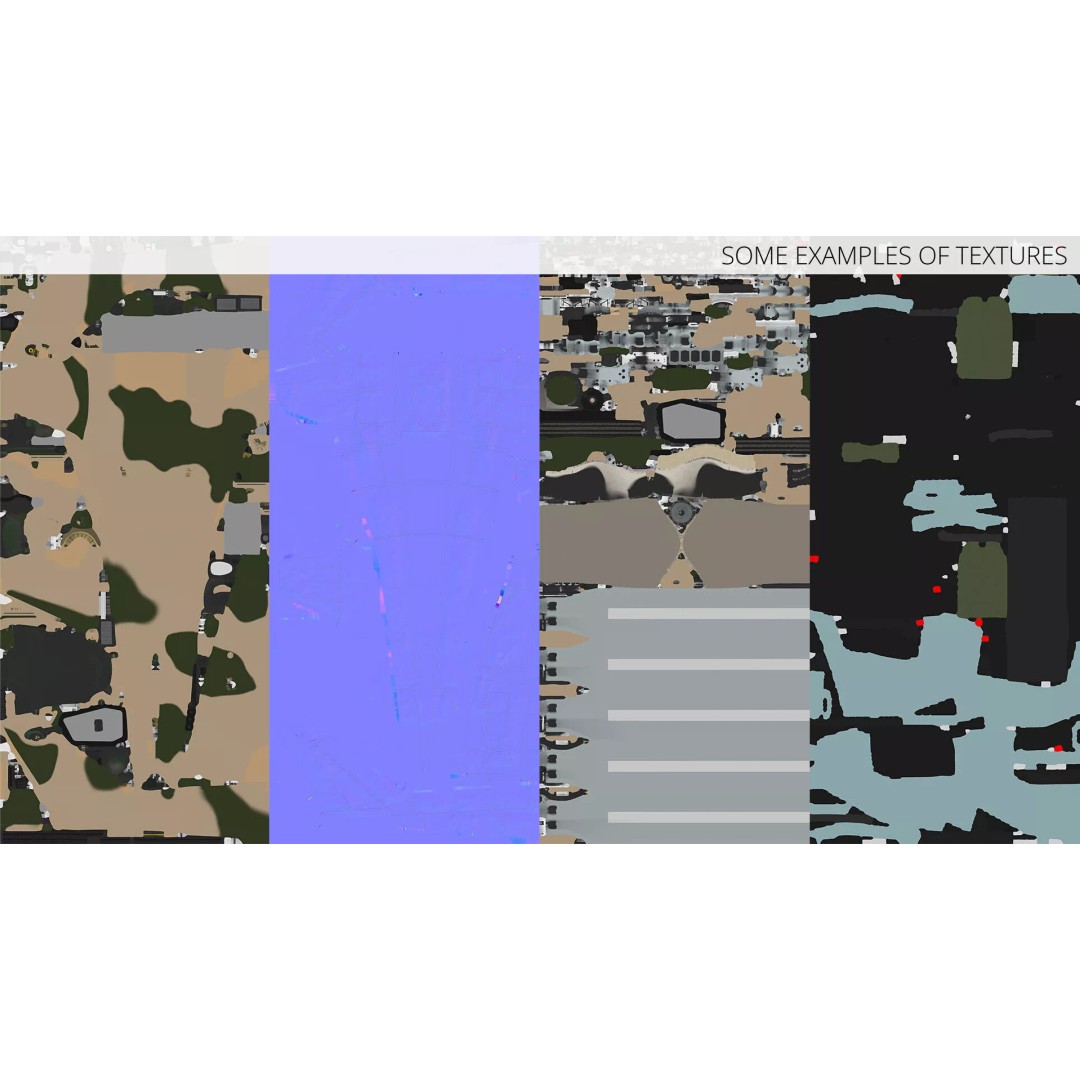 Combat Helicopter 3D Model – Desert Camouflage PBR Aircraft for Simulation - View 18