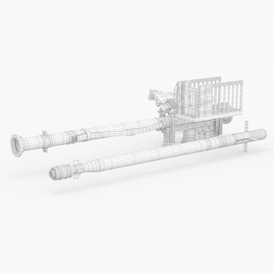 FIM 92 Stinger Missile 3D Model – High Poly Game Asset, FBX, OBJ