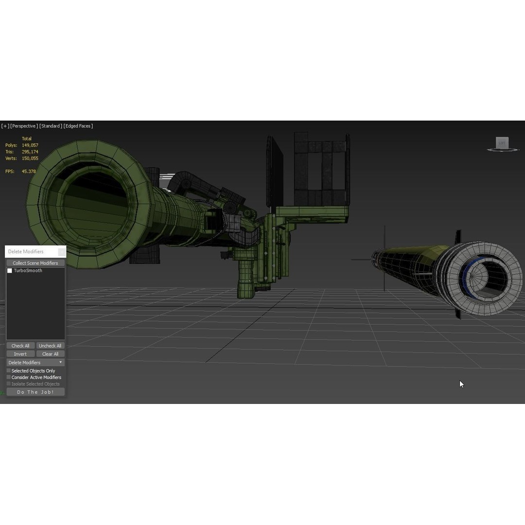 FIM 92 Stinger Missile 3D Model – High Poly Game Asset, FBX, OBJ - View 11
