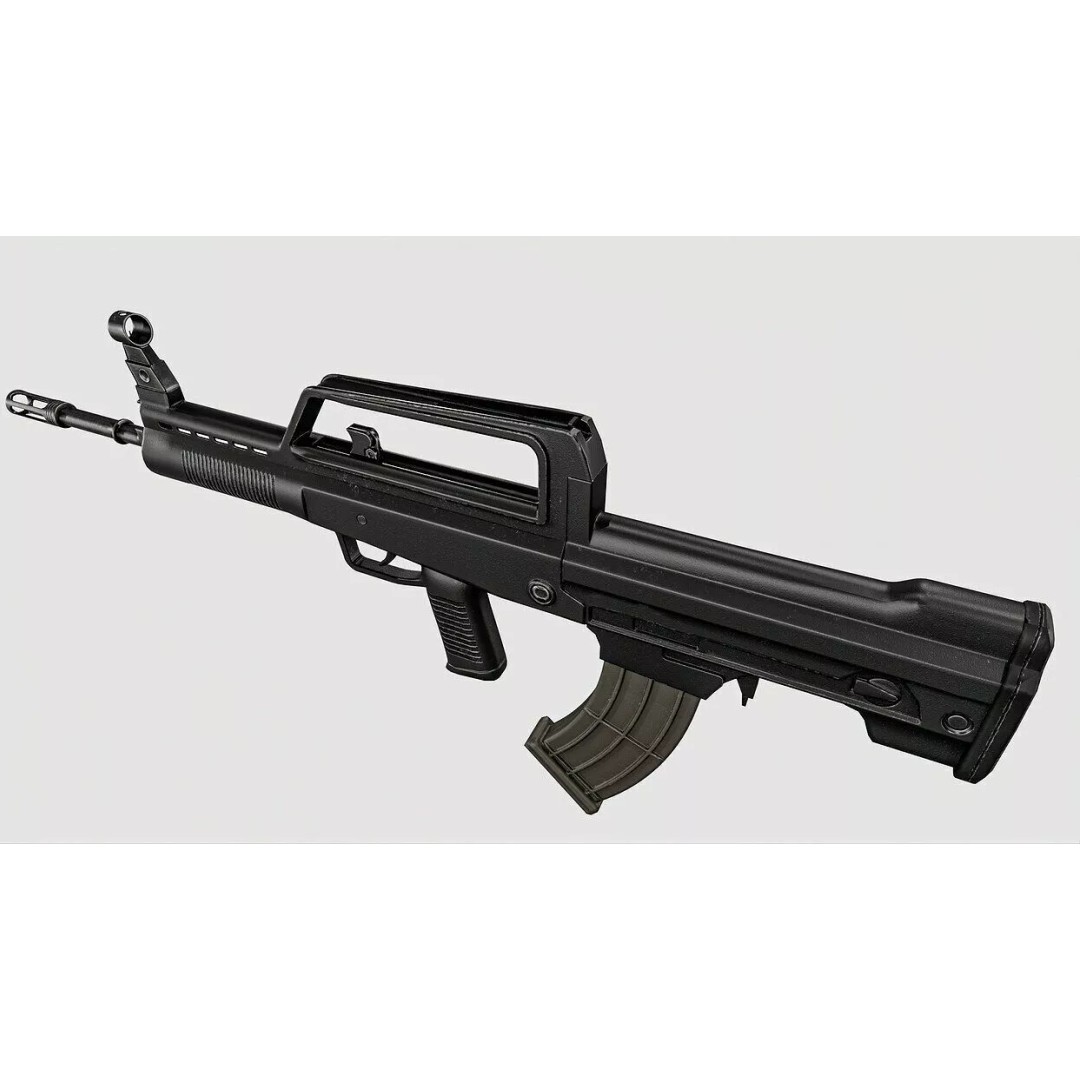 QBZX 95 Assault Rifle 3D Model – Low Poly PBR Game Asset, FBX - View 11