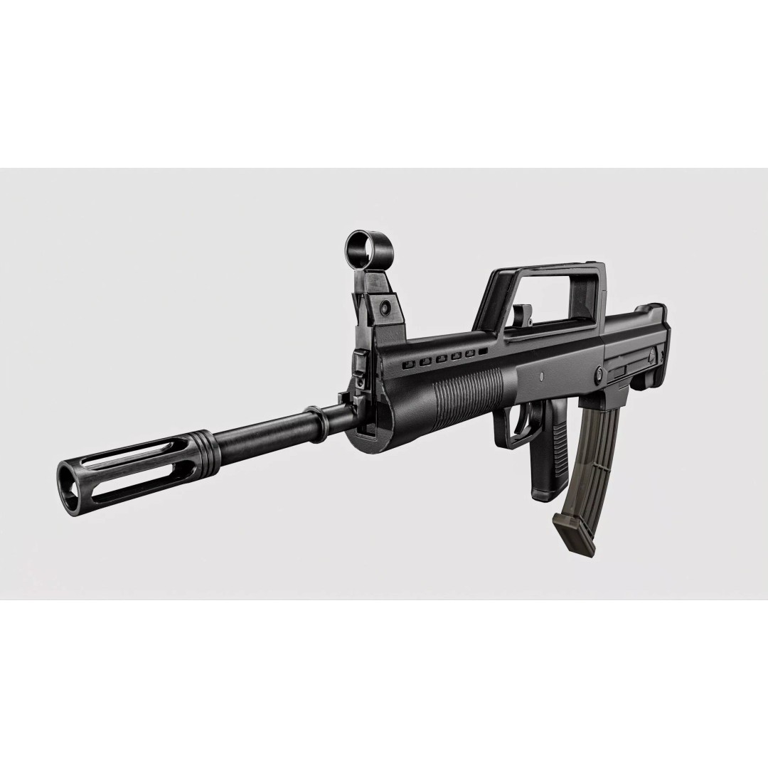 QBZX 95 Assault Rifle 3D Model – Low Poly PBR Game Asset, FBX - View 20