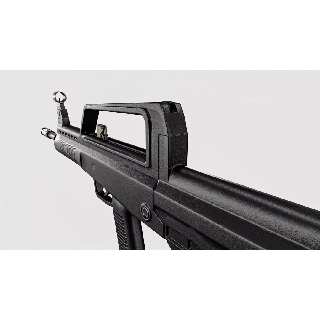 QBZX 95 Assault Rifle 3D Model – Low Poly PBR Game Asset, FBX - View 23