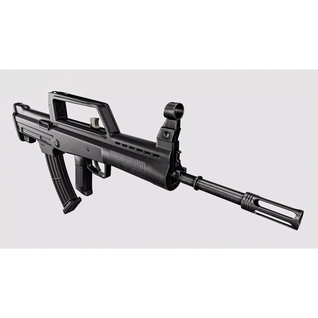 QBZX 95 Assault Rifle 3D Model – Low Poly PBR Game Asset, FBX - View 24