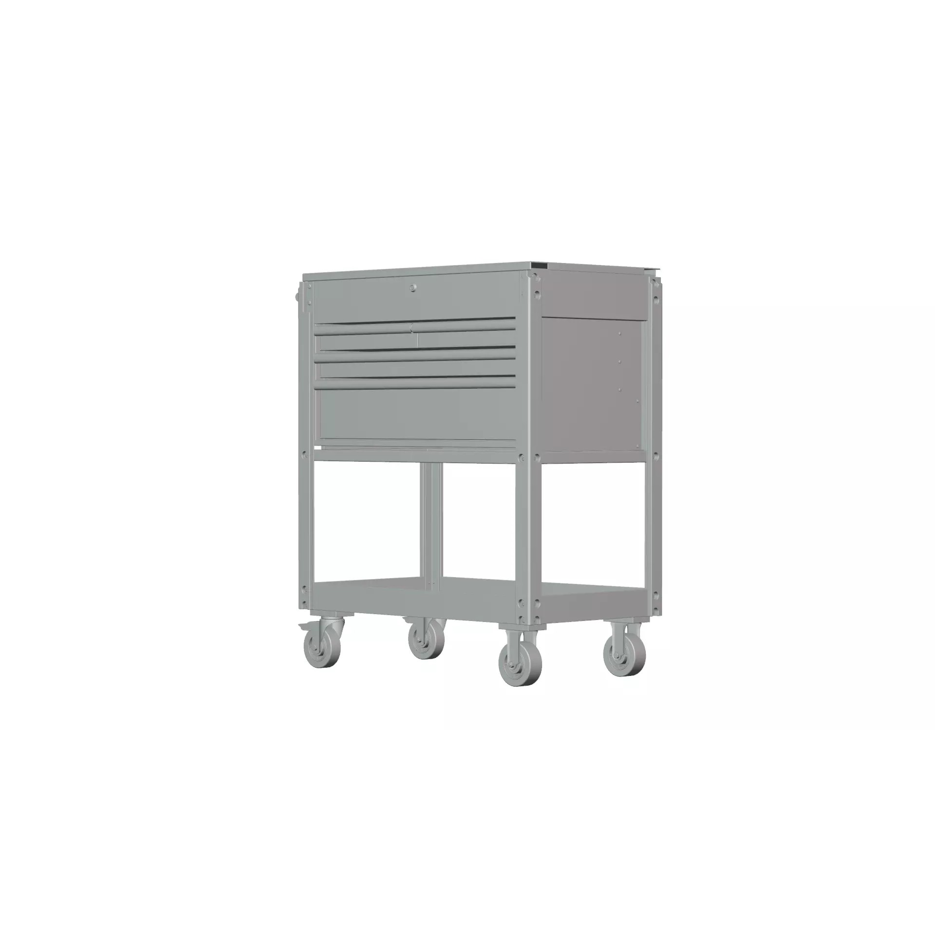 Drawer Utility Tool Cart - Game-Ready 3D Model - View 20
