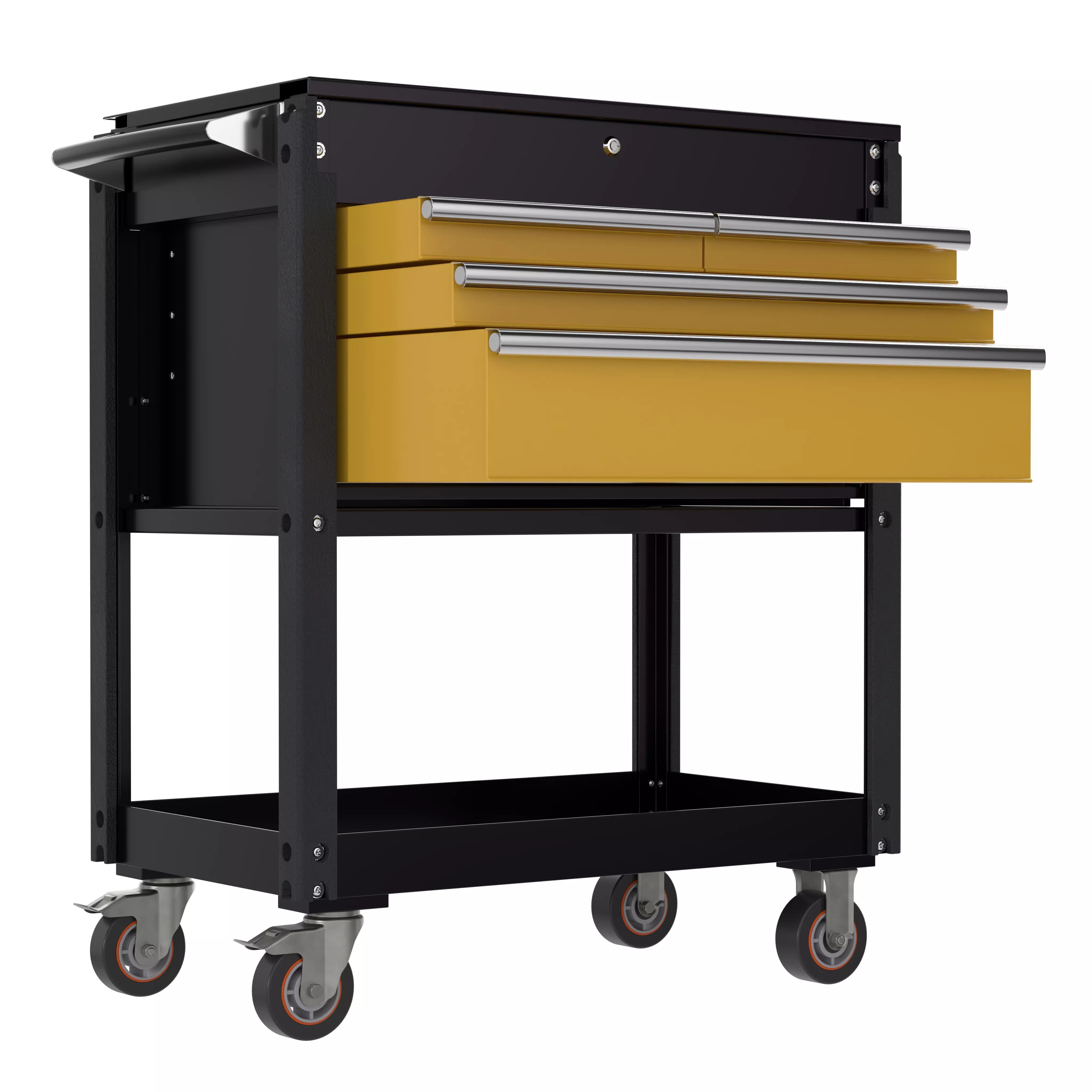 Drawer Utility Tool Cart - Game-Ready 3D Model - View 4