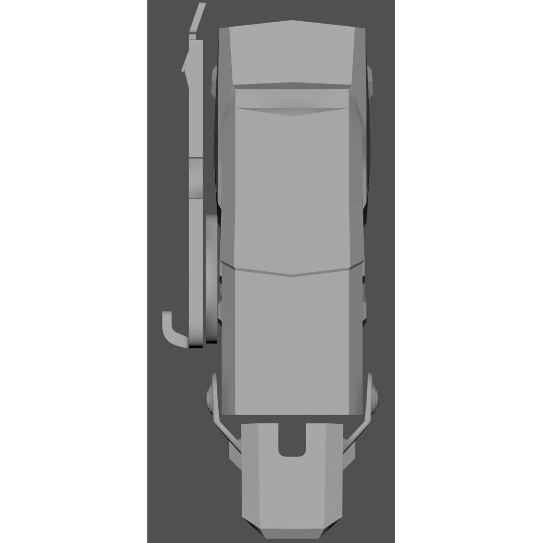 X2 Blade Tech Holster 3D Model – Low Poly PBR Game Asset, FBX - View 14