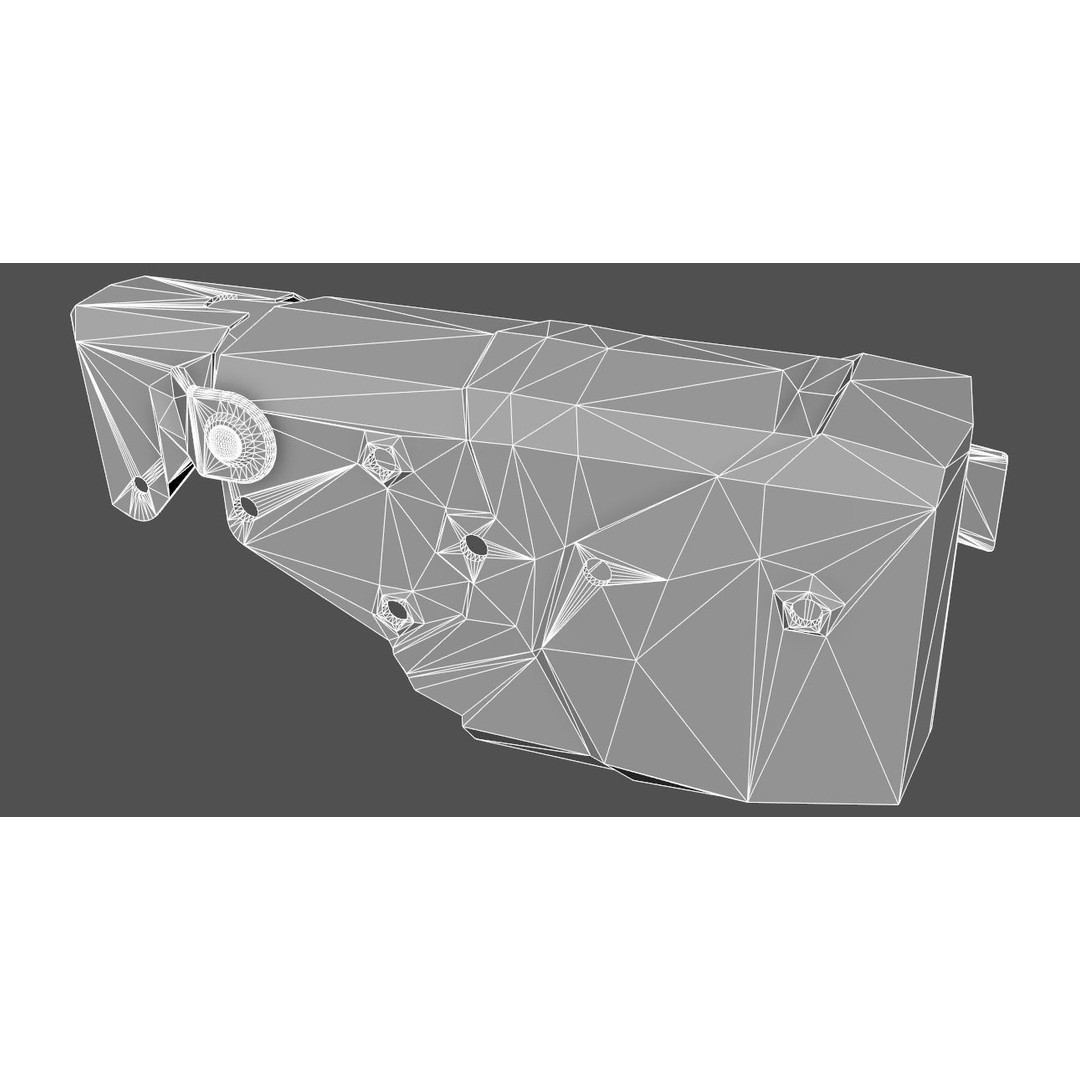 X2 Blade Tech Holster 3D Model – Low Poly PBR Game Asset, FBX - View 18
