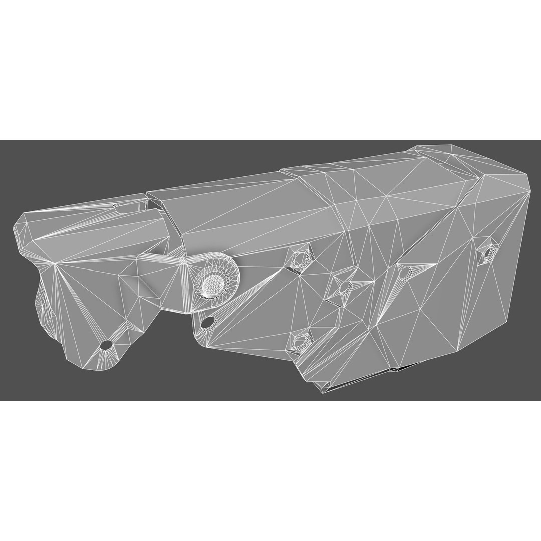 X2 Blade Tech Holster 3D Model – Low Poly PBR Game Asset, FBX - View 19
