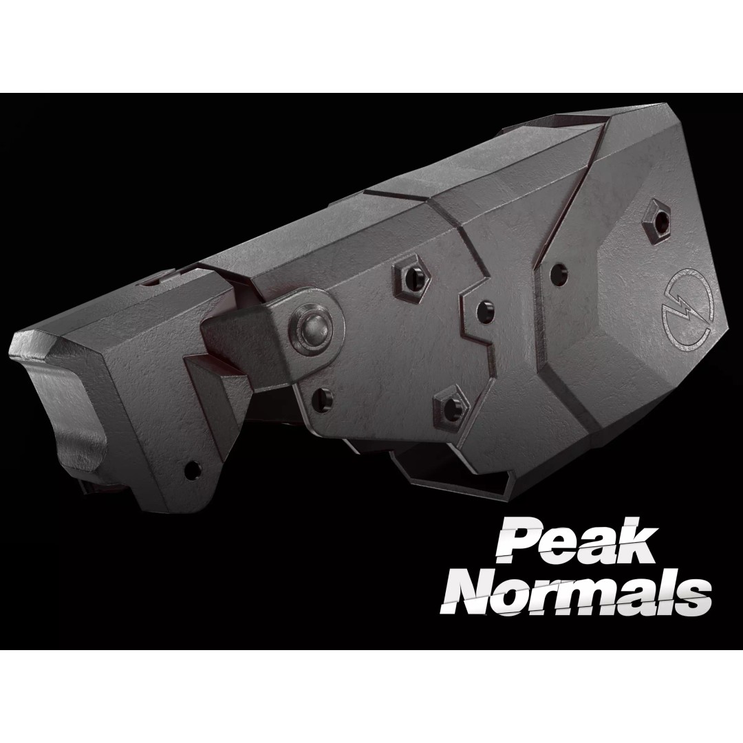 X2 Blade Tech Holster 3D Model – Low Poly PBR Game Asset, FBX - View 2