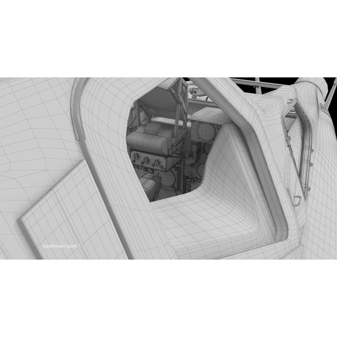 Mi-28N Gray 3D Model – Low Poly Military Helicopter, FBX, OBJ - View 35