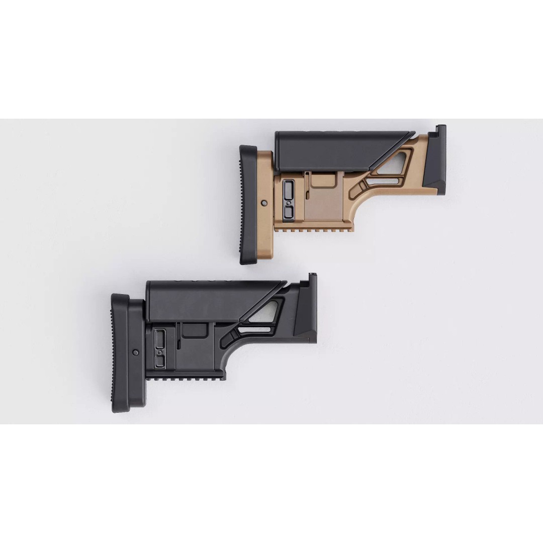 FN MK 20 SSR Stock 3D Model – Low Poly Game Ready Asset, FBX, OBJ - View 2
