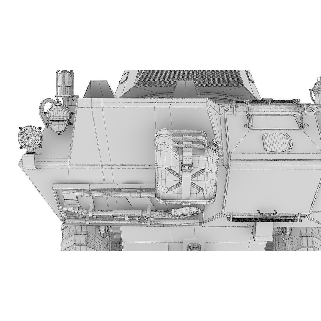Cadillac V150 3D Model – High Poly Military Vehicle, FBX
