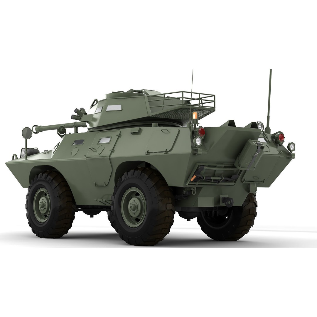 Cadillac V150 3D Model – High Poly Military Vehicle, FBX - View 11